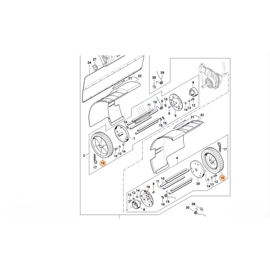 STIHL  Koło 4601 740 1400